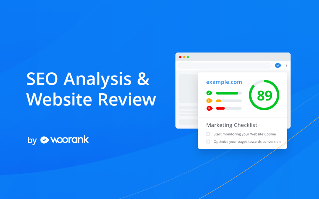 SEO analysis and website review