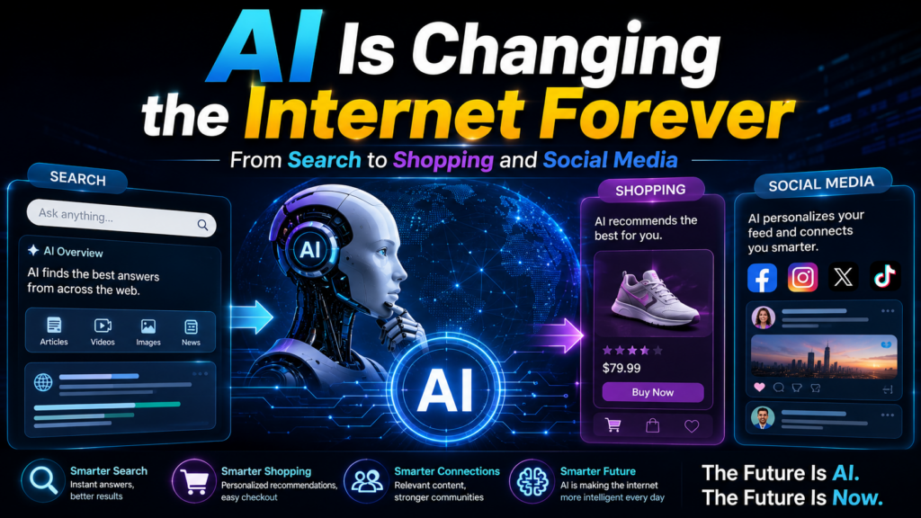 AI Is Changing the Internet Forever | From Search to Shopping and Social Media