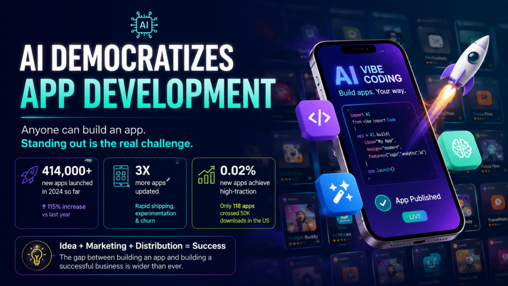 AI Is Making App Development Easier Than Ever – But Success Is Becoming Harder