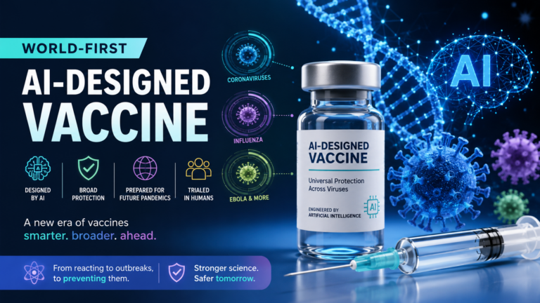 AI-Designed Vaccine Could Protect Against Future Pandemics, Scientists Say