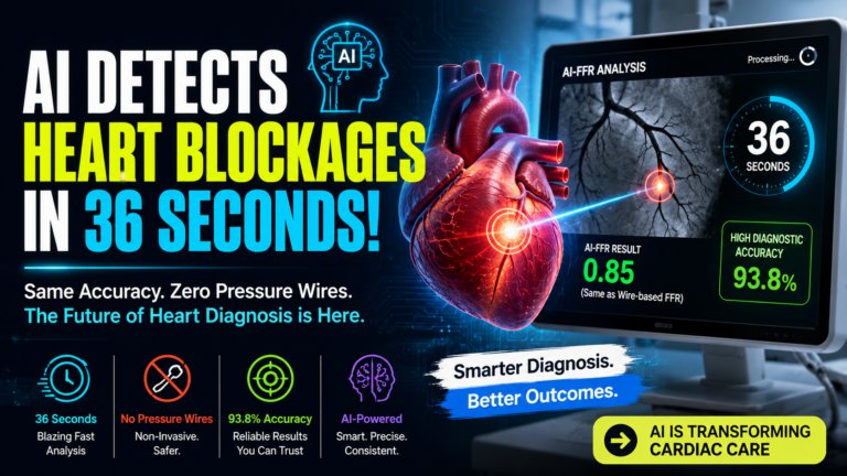 AI Could Soon Detect Heart Blockages in Seconds Without Invasive Tests