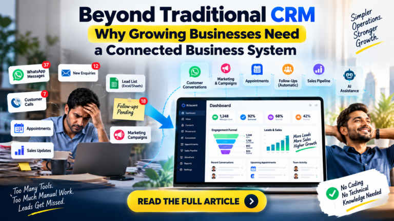 Beyond Traditional CRM: Why Growing Businesses Need a Connected Business System